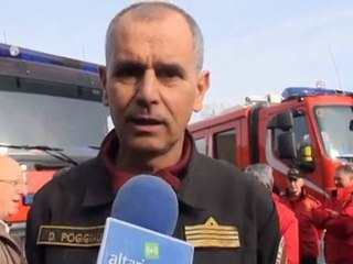 Celebrato passaggio vigili fuoco Rimini