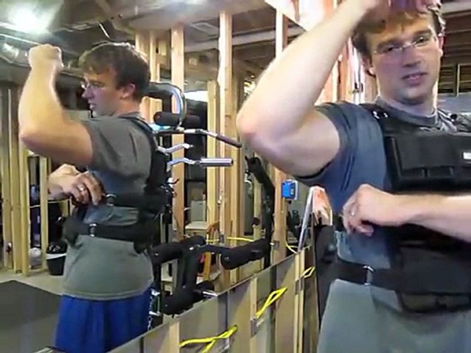 MiR Pro 60Lbs Adjustable Weighted Vest (One size fits all. WEIGHTS INCLUDED.)