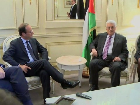 Rencontre entre Mahmoud Abbas et François Hollande
