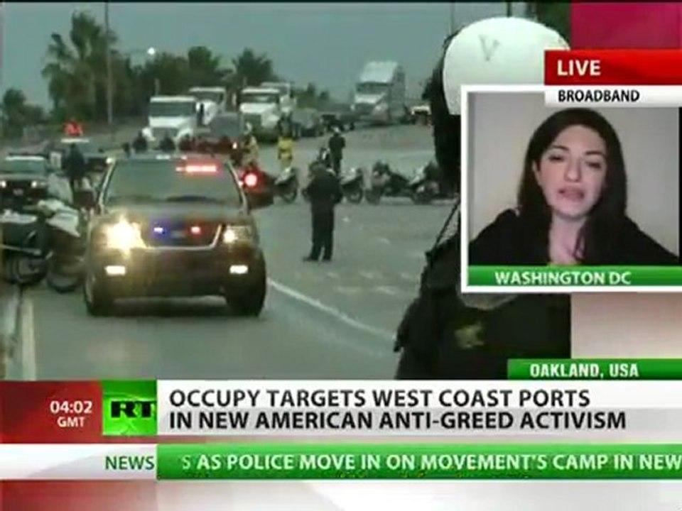 RT: Le mouvement OCCUPY veut bloquer les ports S/T