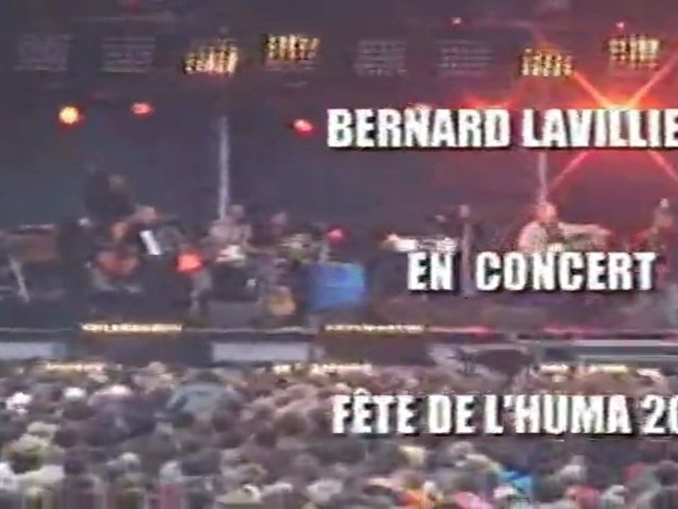 Bernard Lavilliers - Les mains d'Or - Concert Live Fête de l'Huma 2011 septembre