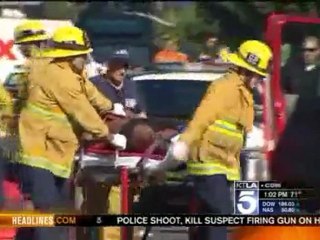 Hollywood Jihad  Gunman Calmly Shooting Drivers, Pedestrians, Shouting Allahu Akbar