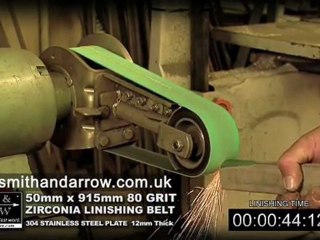 Smith and Arrow Abrasives - Zirconia Linishing Belts
