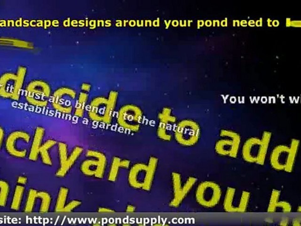 Building a Backyard Pond