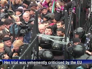 Kiev protesters show support for Tymoshenko appeal