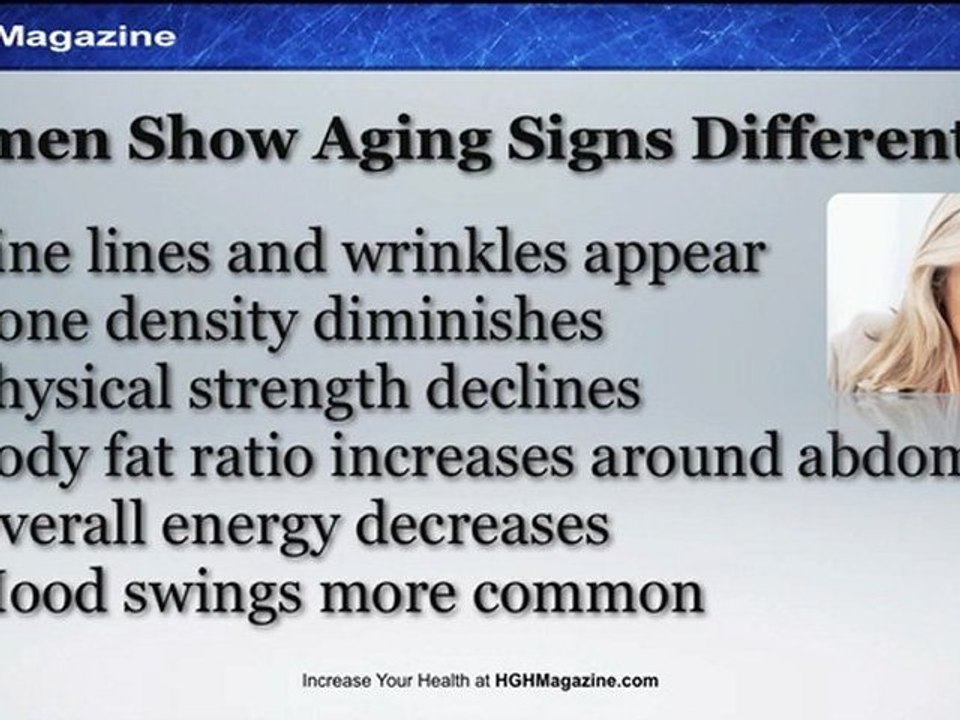 HGH Supplementation For Women