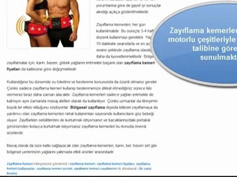 Zayfılama Kemeri, Titreşimli Zayıflama Kemeri, Zayıflama Kemeri Kullananlar