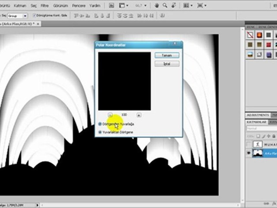 PHOTOSHOP İLE 3D YAZI YAZMA