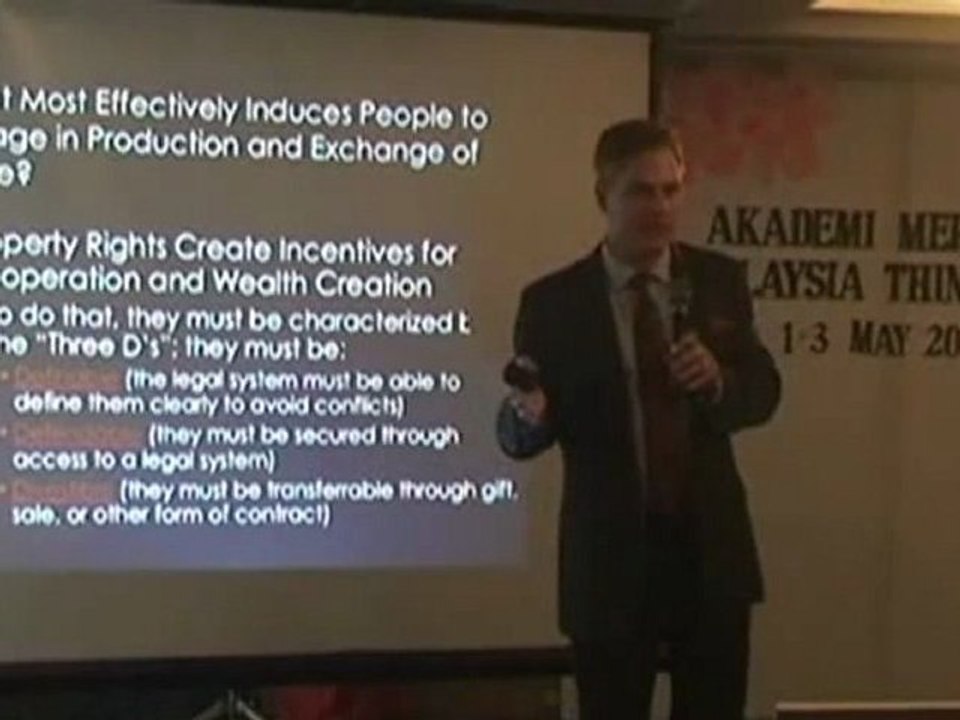 'Wealth Creation' Part 3 of 4   Freedom Academy   Dr Tom G Palmer