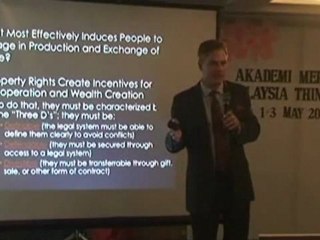 'Wealth Creation' Part 3 of 4   Freedom Academy   Dr Tom G Palmer