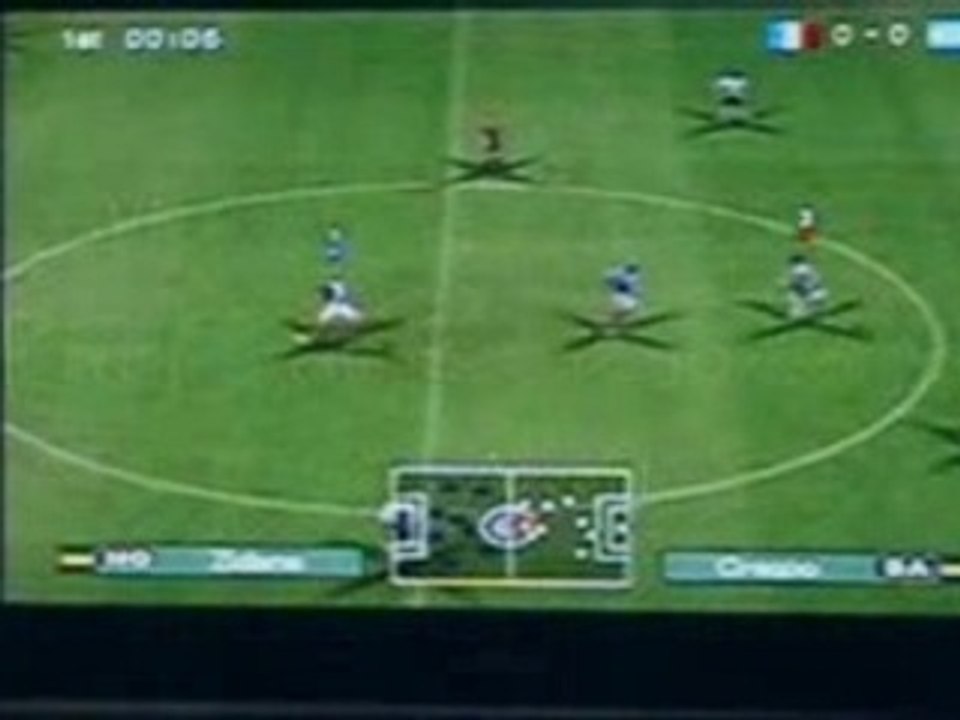 Gameplay PES6 France-Argentine 1ère