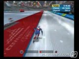 Torino 2006 (PS2) - Une épreuve de patinage de vitesse.