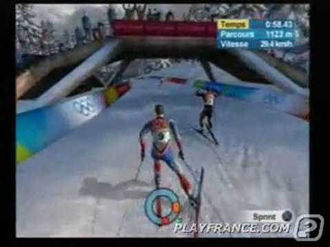 Torino 2006 (PS2) - Une épreuve de ski de fond.