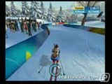 Torino 2006 (PS2) - Une épreuve de biathlon.