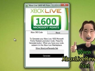 How to Get Xbox Live 1600 Microsoft Points For Free