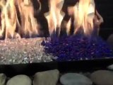 Orangevale Fireplace Low Cost UPGRADE Gas Log, Bead, Glass Options