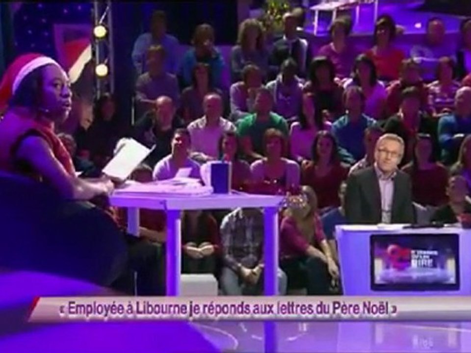 SHIRLEY SOUAGNON dans On ne demande qu'a en rire " Employé à Libourne, je réponds aux lettre du Père Noël "