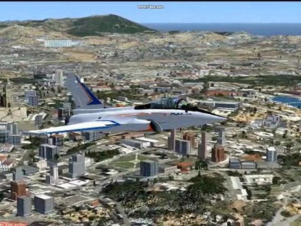 FSX Un rafale sur Marseille