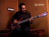 WORLD'S FASTEST BASSIST- JAYEN VARMA Four Finger Picking @ 280 BPM, 300 BPM & 324 BPM