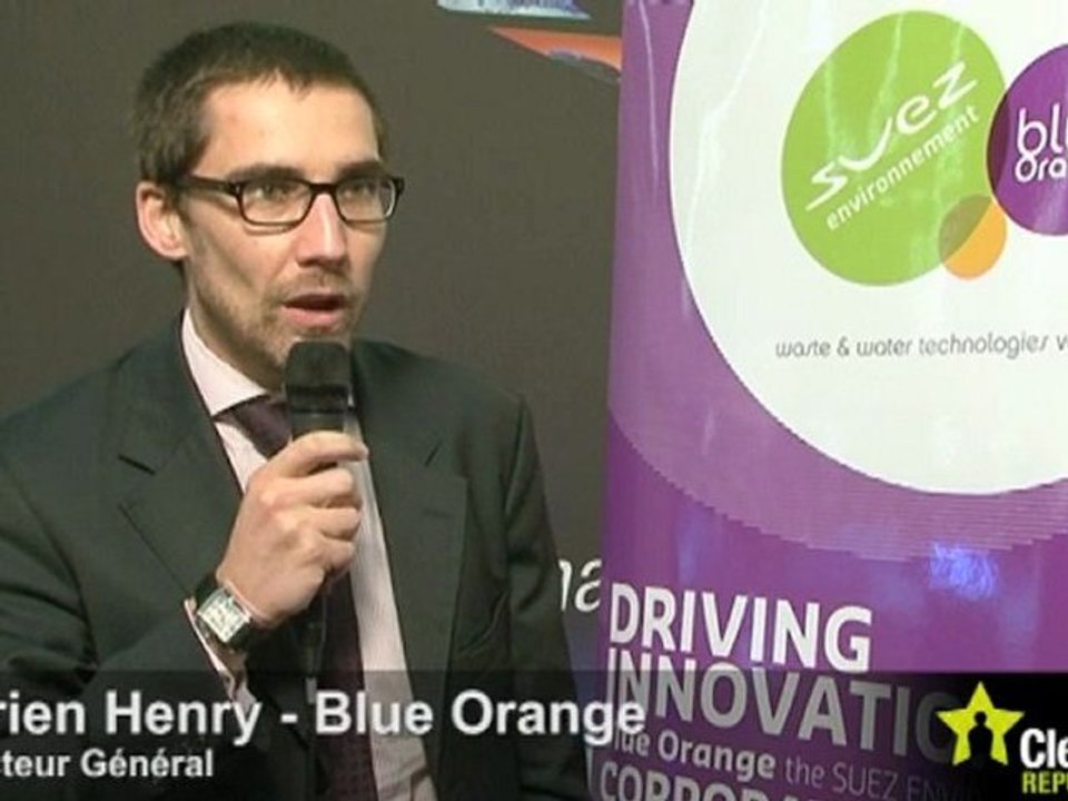 Avec  Blue Orange, Suez environnement mise sur les startup innovantes dans l'eau et les déchets
