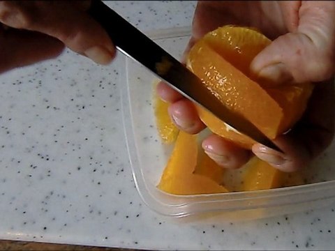 Détailler des suprêmes d'agrumes