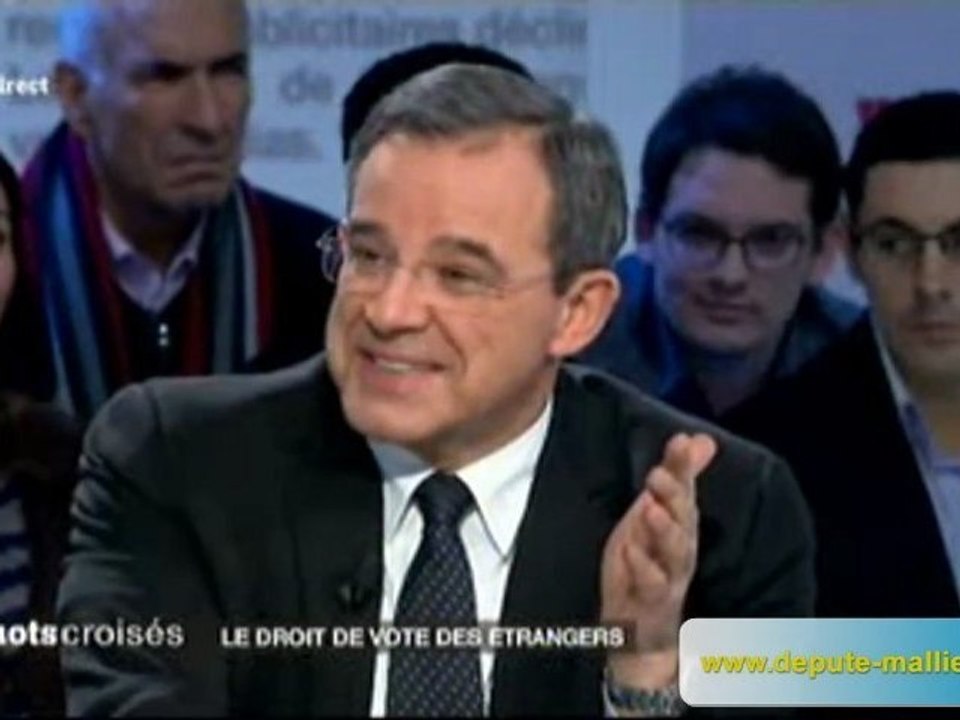 Droit de vote des étrangers - Emission "Mots Croisés" 12-déc-2011
