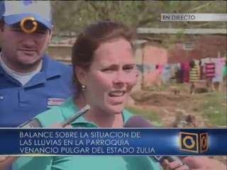 Balance de situación por lluvias en Maracaibo