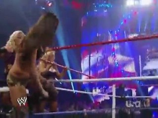 WWE Tribute to the Troops  Diva tag team match -