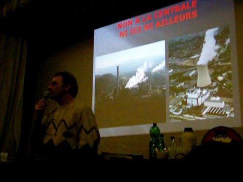 Audierne 12 réunion publique projet de cccg (Centrale Gaz Electrique)