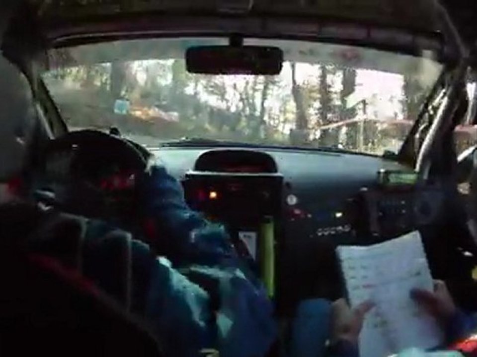 rallye du var 2011 es5 pignan-vaudrèche équipage CONTE