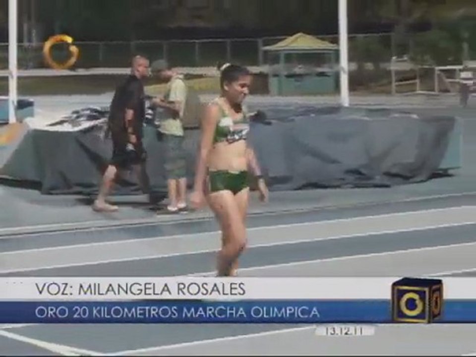 Milangela González tiene nueva marca en marcha olímpica