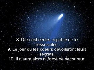 Sourate 86. L'astre nocturne (At-Tariq)  Récitation en VO  Traduction en Français FR