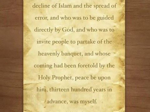 Masih-e-Maud Day: Writings of the Promised Messiah (as) - Part 2 (English)