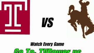 Watch Temple Owls vs Wyoming Cowboys football streaming onli