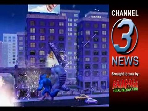 Rampage Total Destruction (PS2) - Nouveau trailer pour le nouveau Rampage