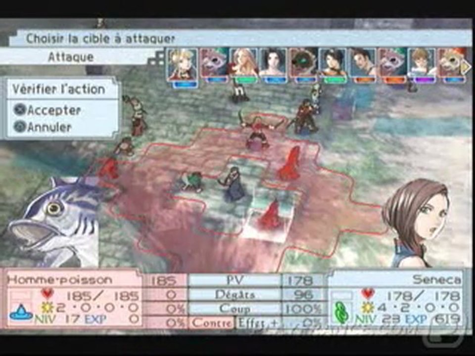 Suikoden Tactics (PS2) - Une chasse aux monstres.