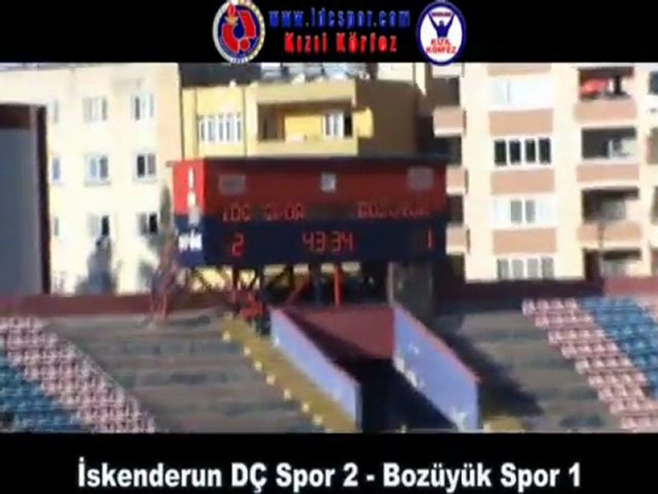 İskenderun DÇ.spor -Bozüyükspor 2-1 urfaspor.org