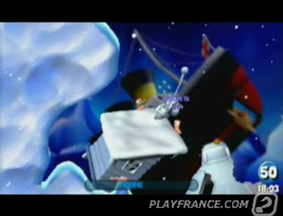 Worms Open Warfare (PSP) - Un extrait du premie...