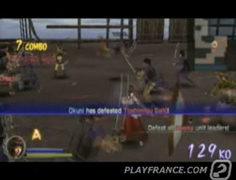 Samurai Warriors : State of War (PSP) - Une bataille épique dans la plus pure tradition de la série !