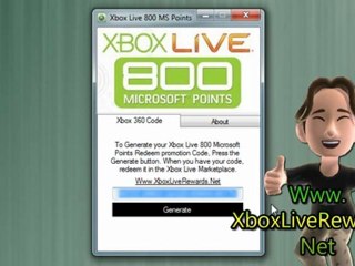How to Get Xbox Live 800 Microsoft Points For Free