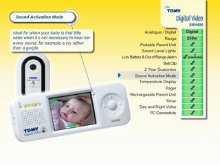 Tomy Digital SRV400 Video Baby Monitor