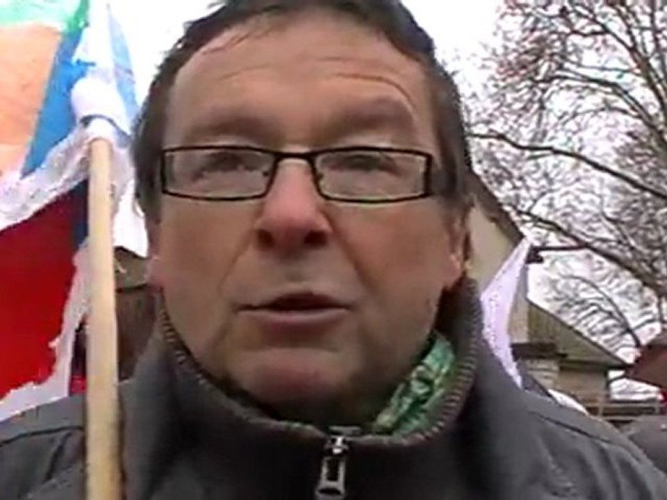 VESOUL : MOINS DE 300 PERSONNES À LA MANIFESTATION UNITAIRE DU 15 DECEMBRE
