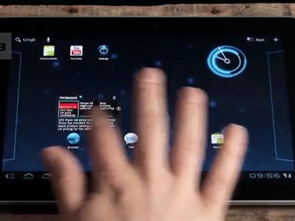 Samsung Galaxy Tab update video