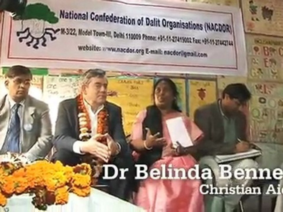 Gordon Brown visits NACDOR project in India