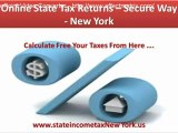 Online State Tax Returns -- Secure Way - New york