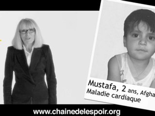 Mireille Darc marraine de La Chaîne de l'Espoir