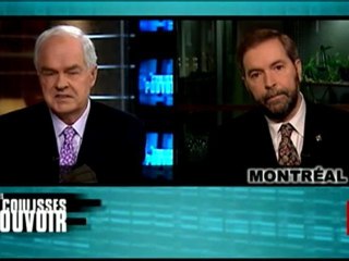 Les coulisses du pouvoir - Entrevue Thomas Mulcair