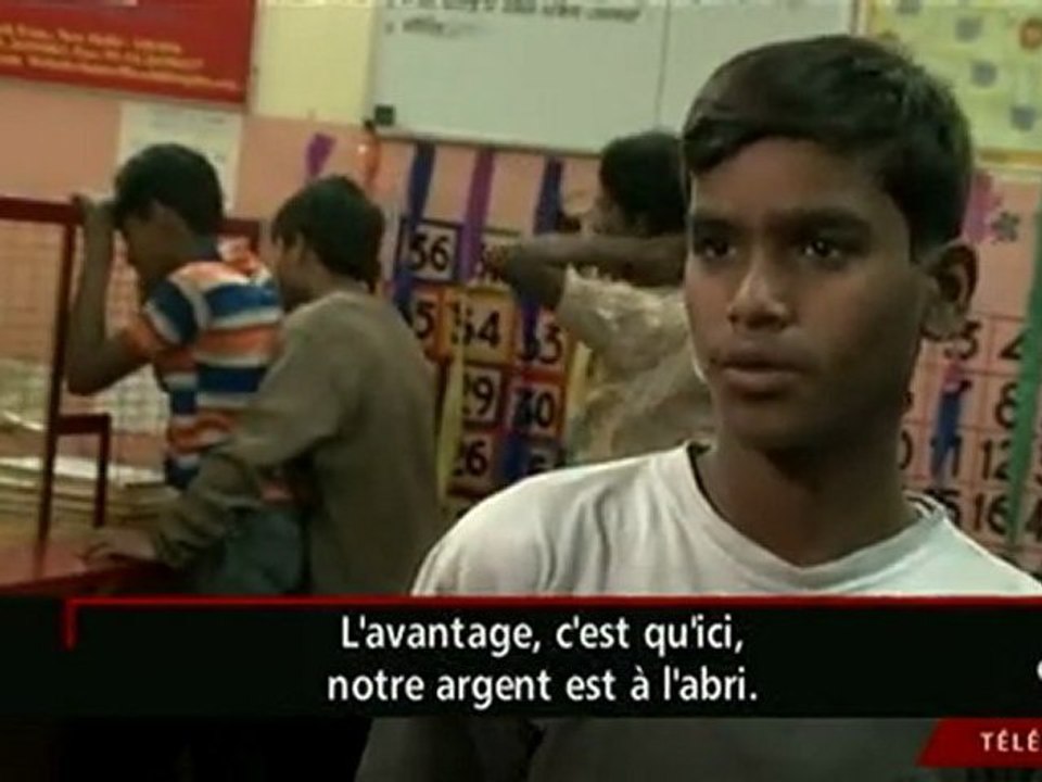 Téléjournal - Au secours des petits indiens de la rue