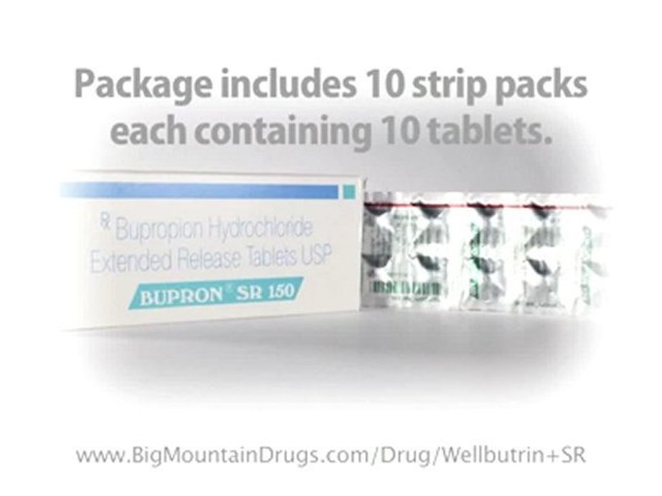 Wellbutrin SR Generic 150mg