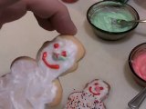 Decorating Christmas Sugar Cookies _ Decorating Snowman Christmas Cookies